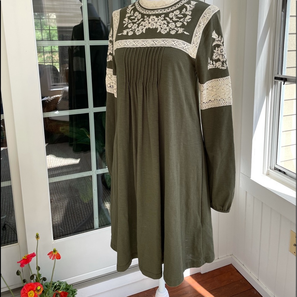 Topshop Green Dress size 2